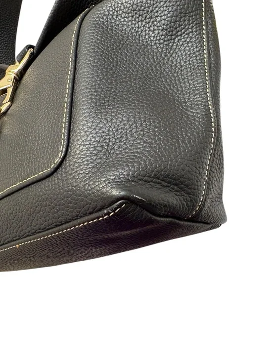 Dooney & Bourke Annalisa Lock Sac black pebble leather hobo bag - Picture 6 of 10